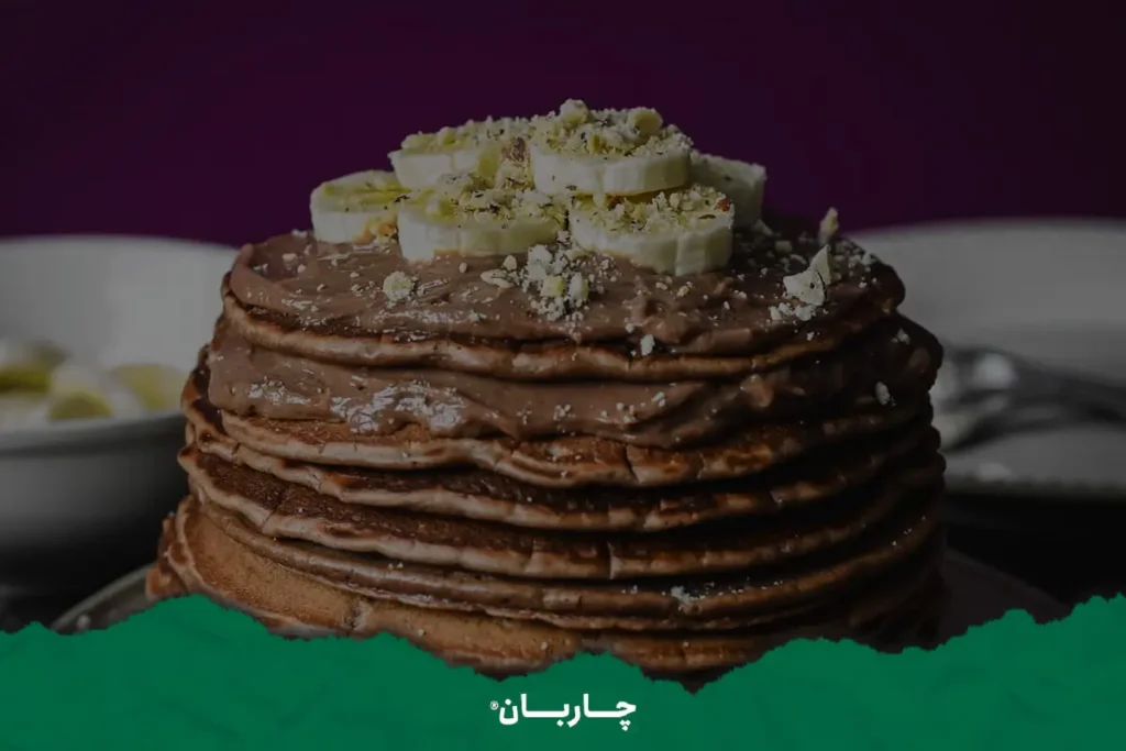 طرز تهیه پنکیک جودسر پرک و نوتلا