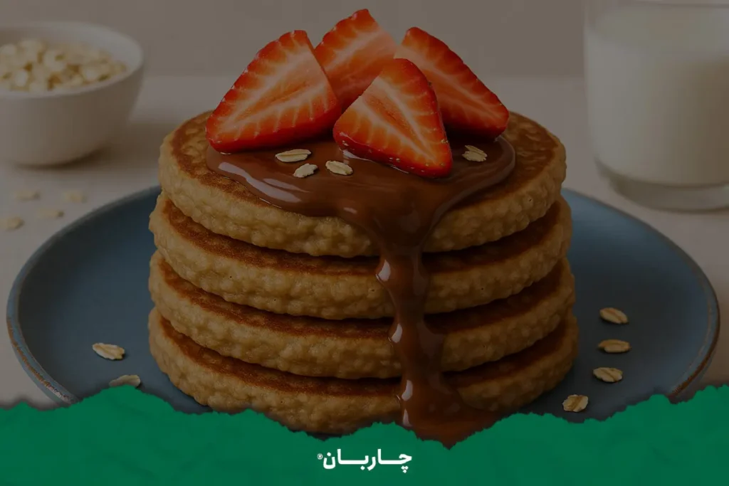 پنکیک جودسر پرک و نوتلا