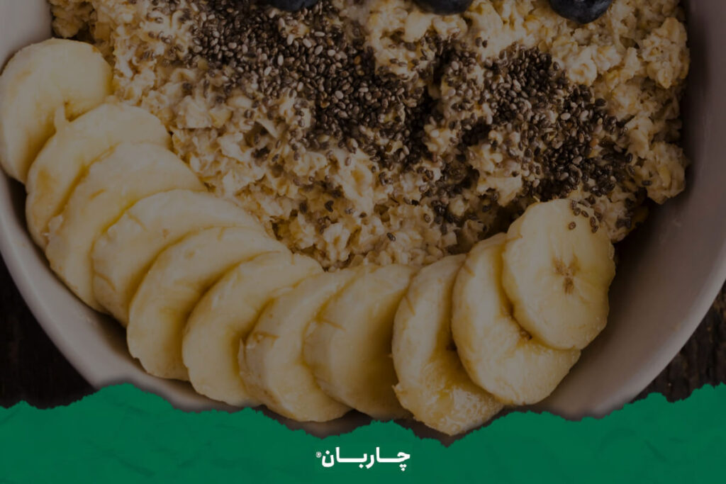 صبحانه جو دوسر پرک فوری با شکلات و موز