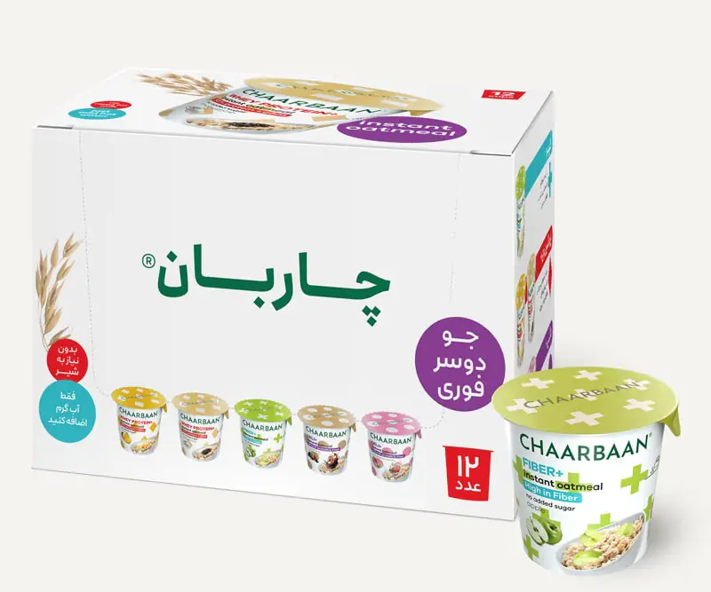 باکس 12 تایی اوتمیل سیب باکس 12 تایی اوتمیل سیب